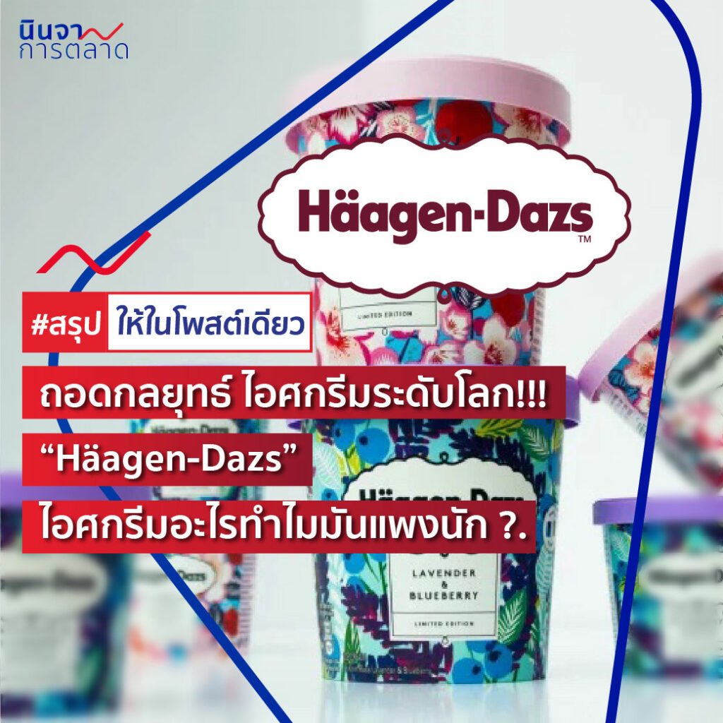 ถอดกลยุทธ์ ไอศกรีมระดับโลก!! “Häagen-Dazs” ไอศกรีมอะไรทำไมมันแพงนัก ?