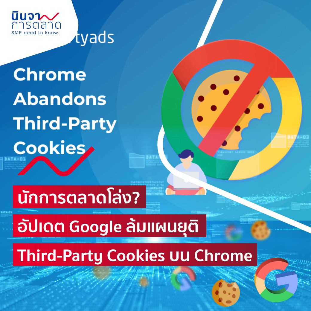 นักการตลาดโล่ง? อัปเดต Google ล้มแผนยุติ Third-Party Cookies บน Chrome